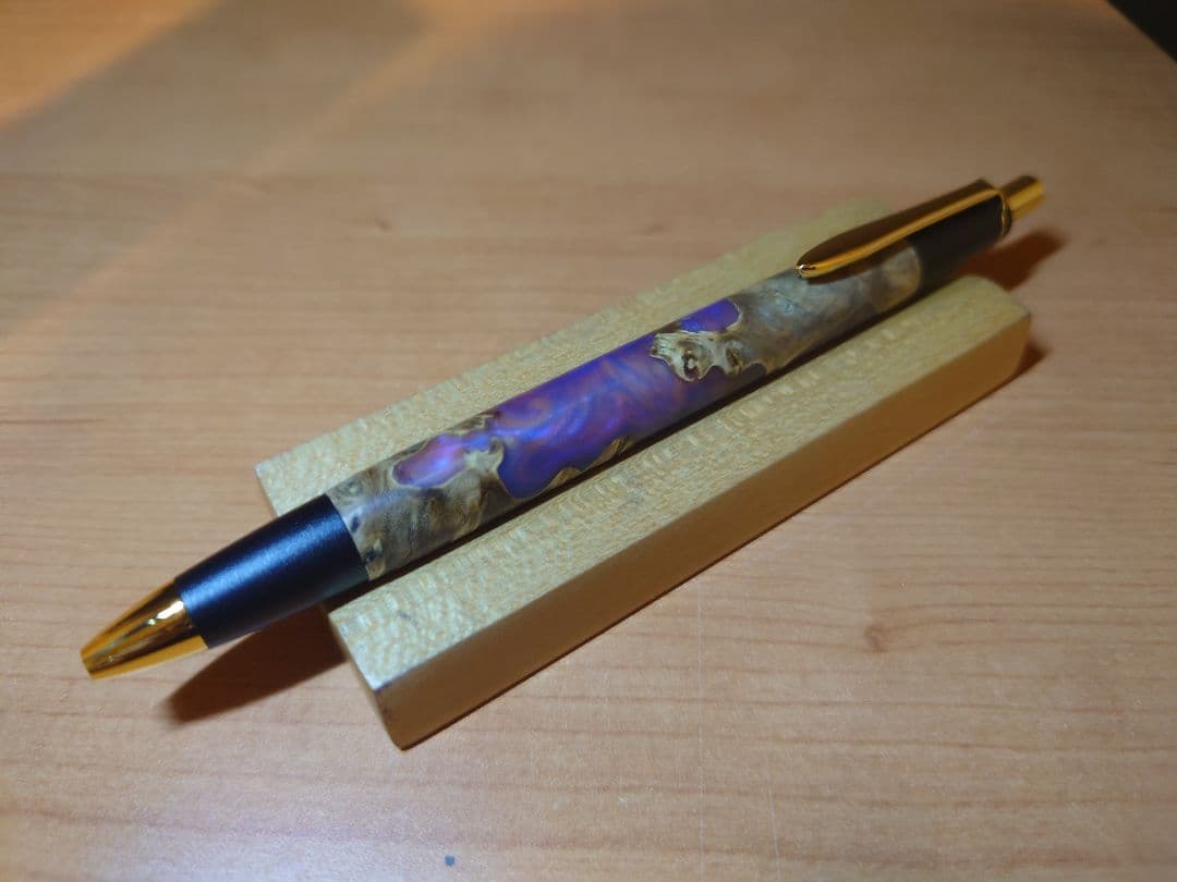 あけぼの工房　ウッドレジンペン　シャープペンシル　木軸ペン