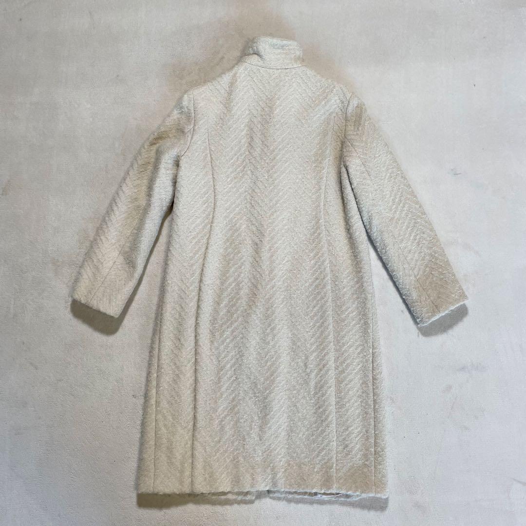 JIL SANDER ロングコート　 アルパカ　シルク　混　38