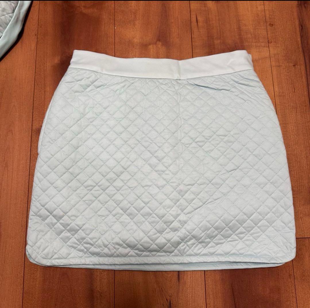 長袖　裏起毛　キルティング　ジャケット　中綿　スカート　セットアップ　秋冬　新品