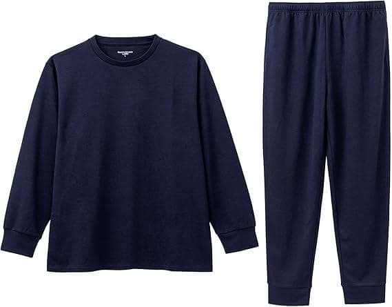 Recoverypro Lab 疲労回復ウェア 長袖クルーネック XL ネイビー