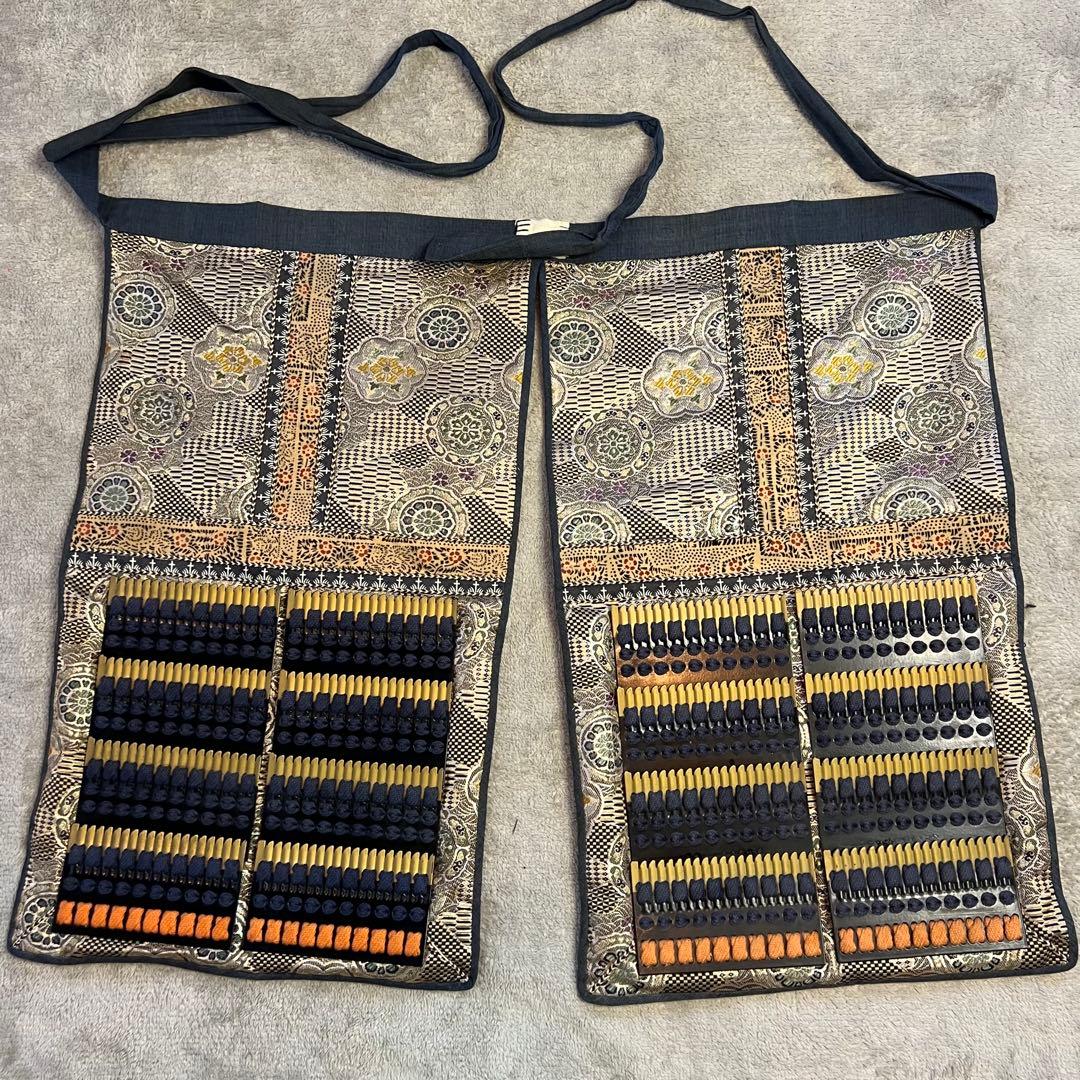 【美品•未着用】丸武工房製【現代 甲冑 等身大】鉄地黒胴当世具足 鎧 一式