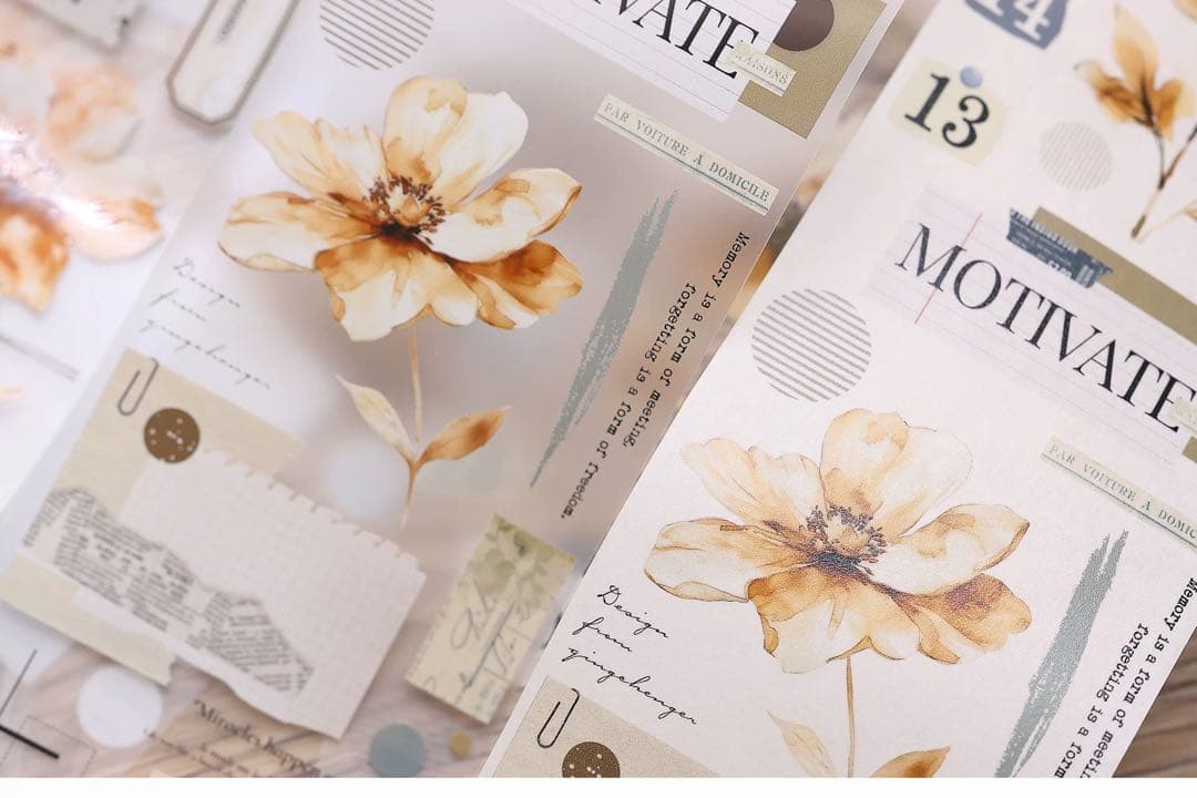 小白家文創《手记》海外マスキングテープ　マステ 【2030】