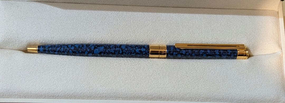 極美品　廃盤　MONTBLANC　ノブレスオブリージュ　ブルーマーブル
