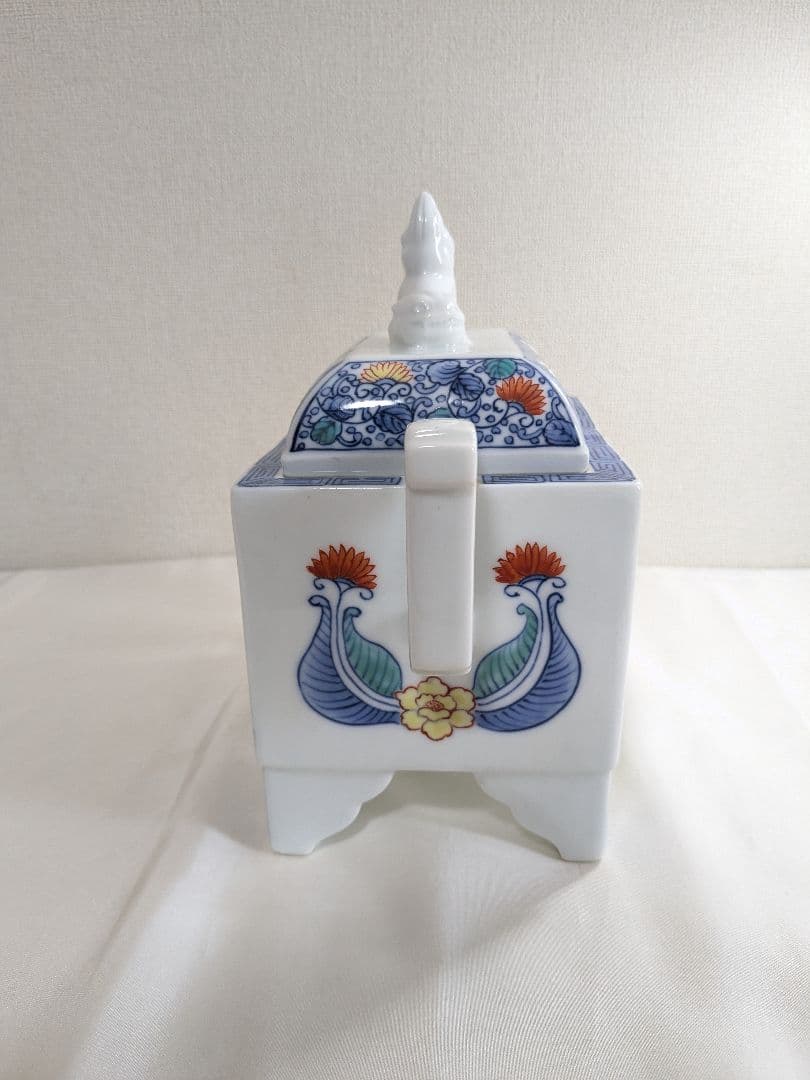 有田焼 冬山作 香炉 茶道具