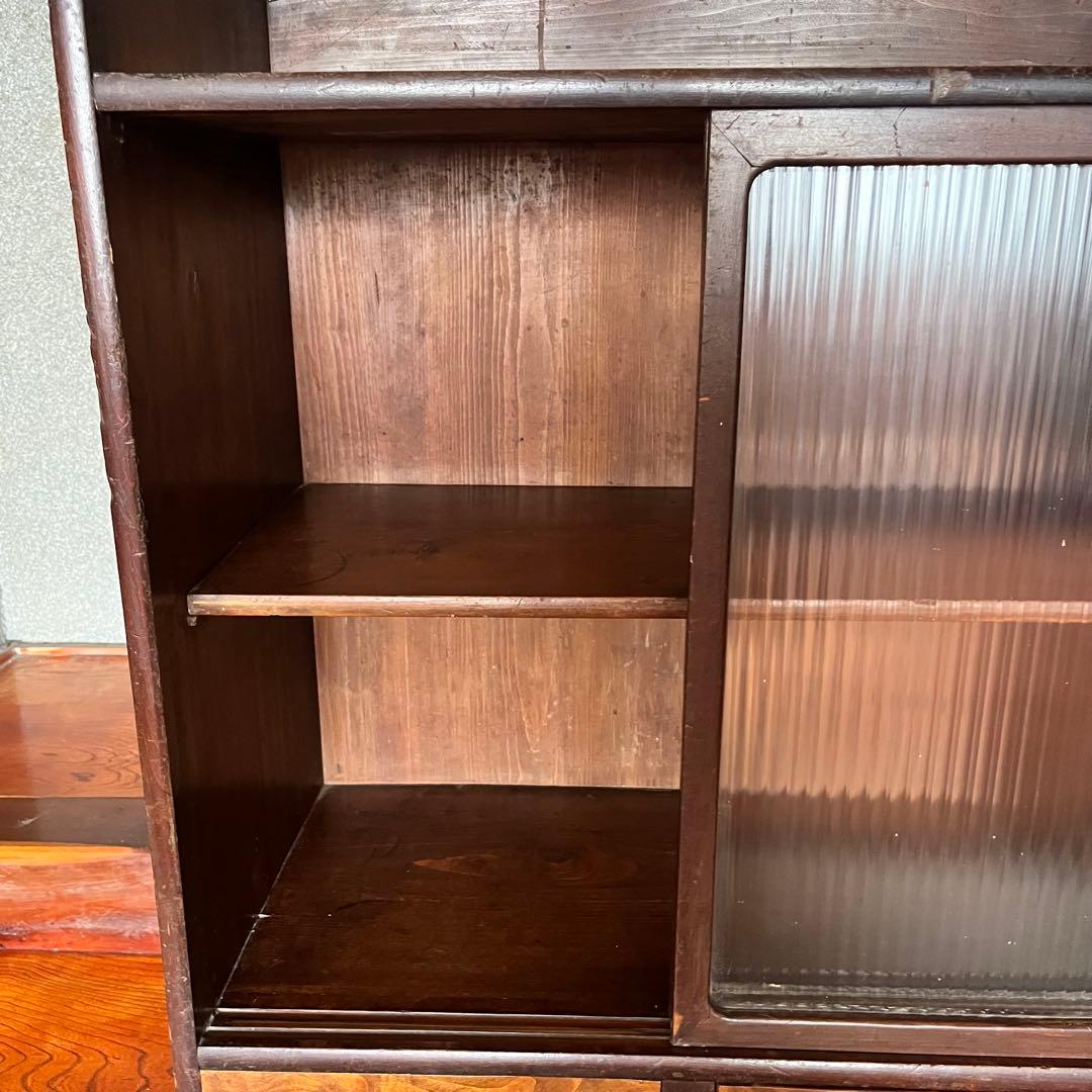 レトロ　ガラスキャビネット