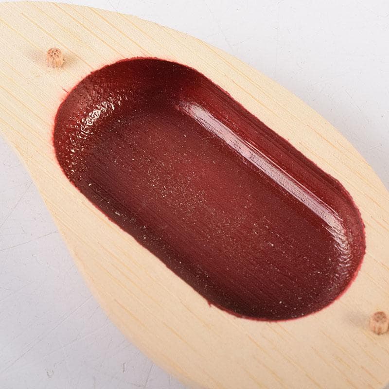 茶道具　加州木芸師　清水晃樹作　大名竹　福茄子香合　鈴虫付　共箱　V　8011