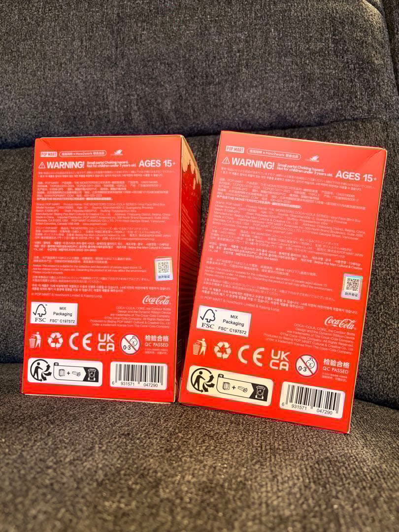 POPMART コカコーラ　ラブブ　新品未開封　2個セット