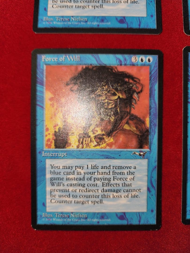 mtg　意思の力　Force of Will 4枚セット
