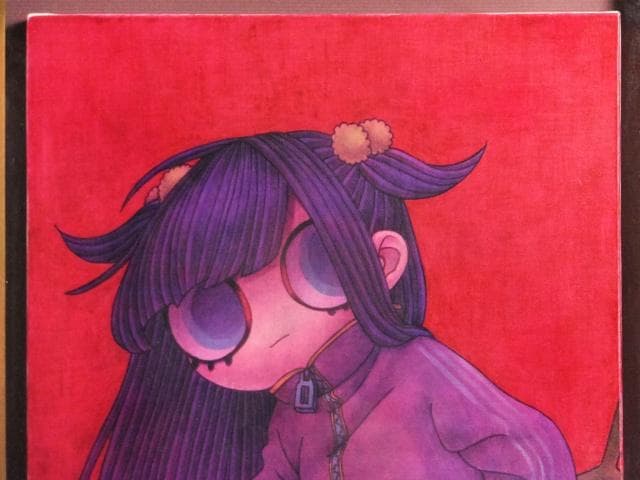 現代アート　吉田有花　直筆サイン 作品証明書『スコップ』アクリル絵具 0418Q