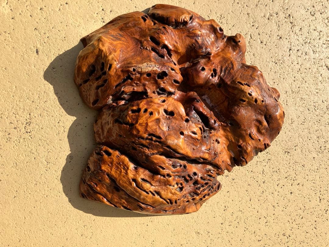 自然木　インテリア装飾　盆栽台　天然木　瘤　原木　花台　玉杢　ビンテージ　骨董台