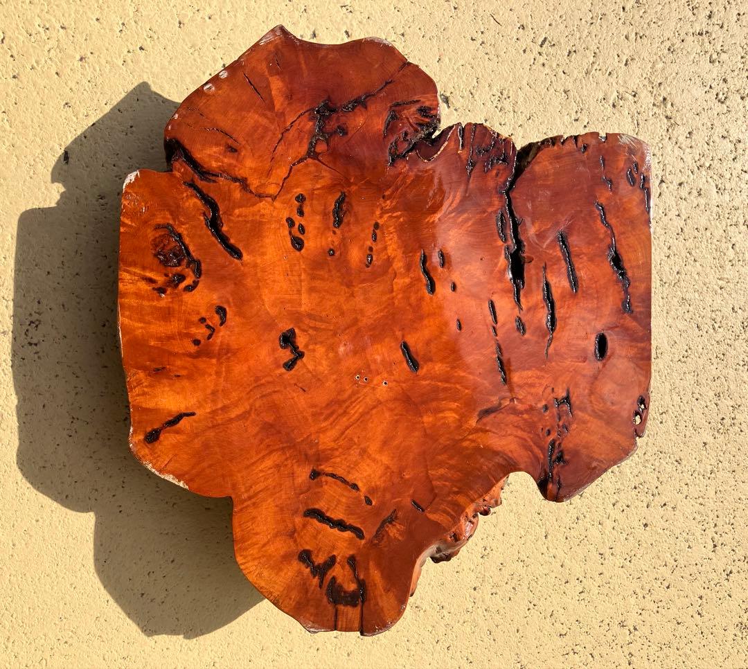 自然木　インテリア装飾　盆栽台　天然木　瘤　原木　花台　玉杢　ビンテージ　骨董台