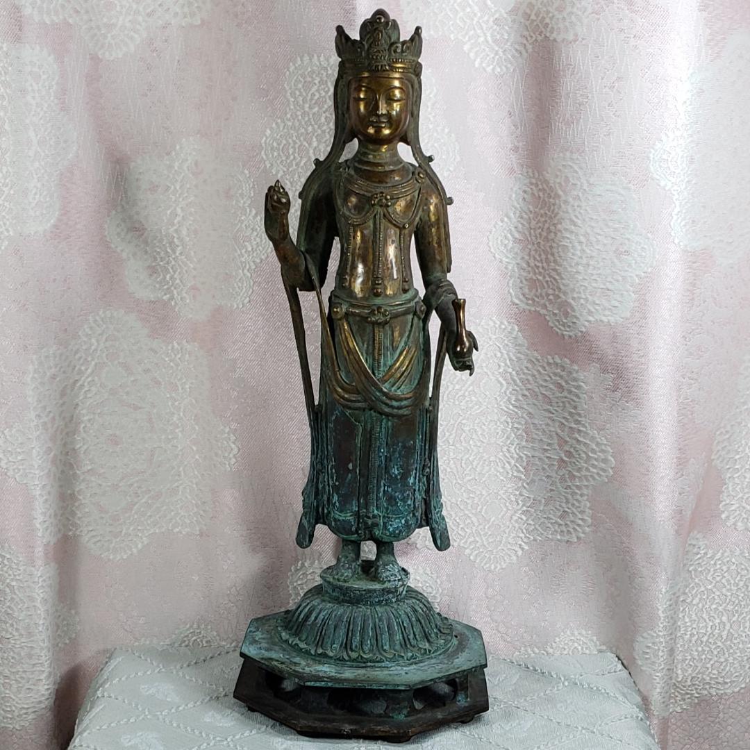 ◆『金銅薬師如来立像 新羅仏』仏像◆検）天平仏 飛鳥仏 百済仏 空海 千利休