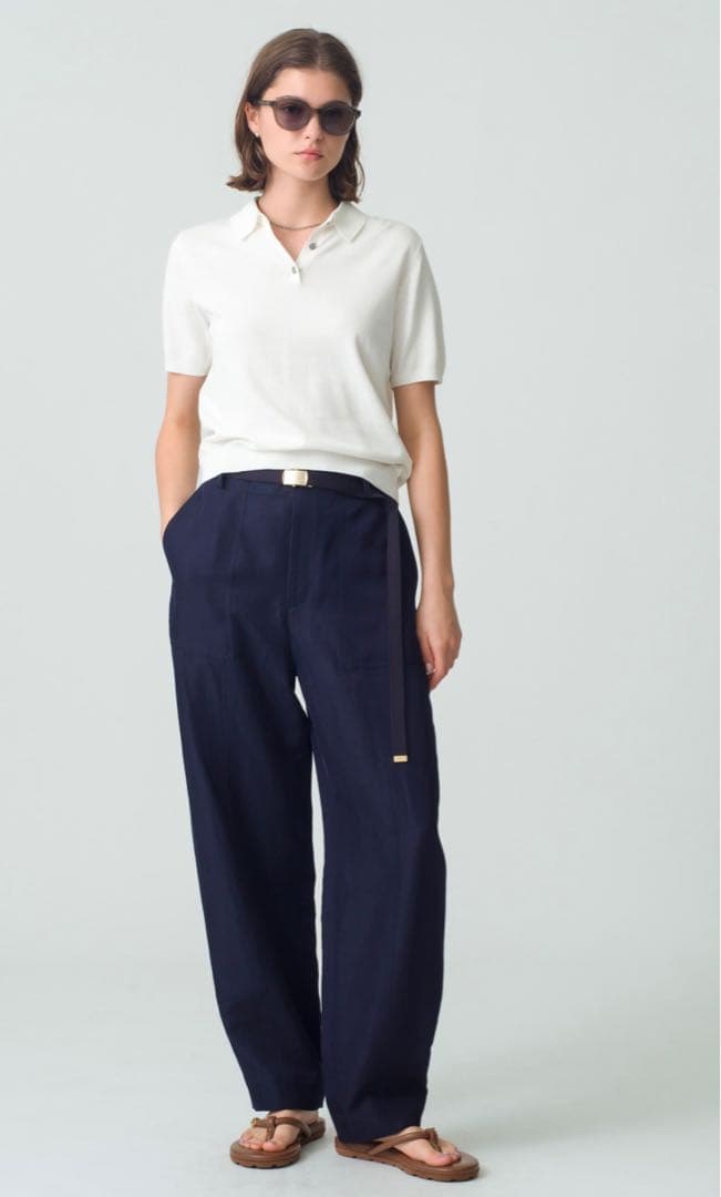 【新品タグ付き】ロンハーマン別注　DEMYLEE デミリー　ニットポロシャツ