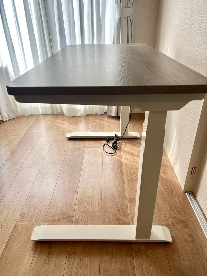 FlexiSpot 電動昇降デスク E7 Pro ホワイト脚＋天板ホワイトウッド
