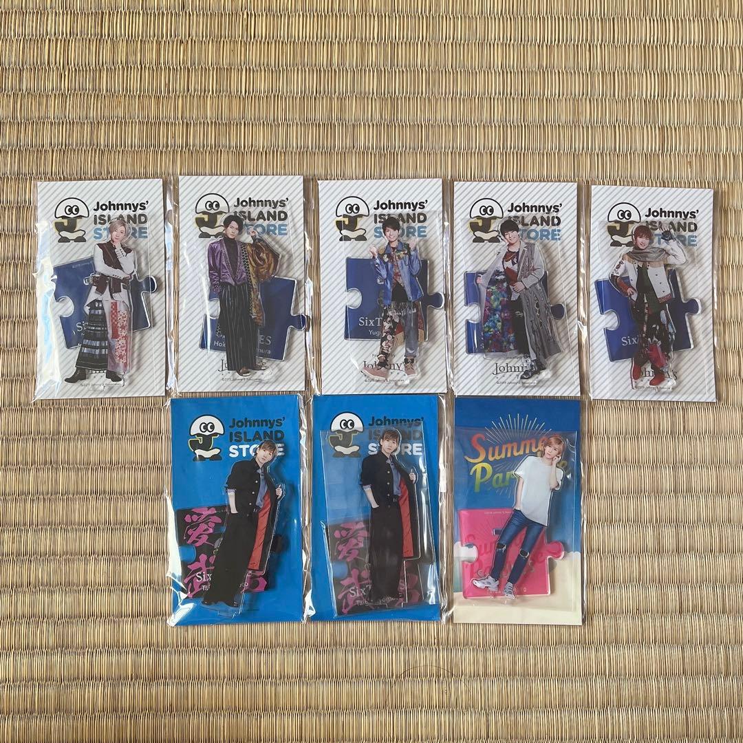 SixTONES アクリルスタンド京本大我ジェシー松村北斗森本慎太郎髙地優吾