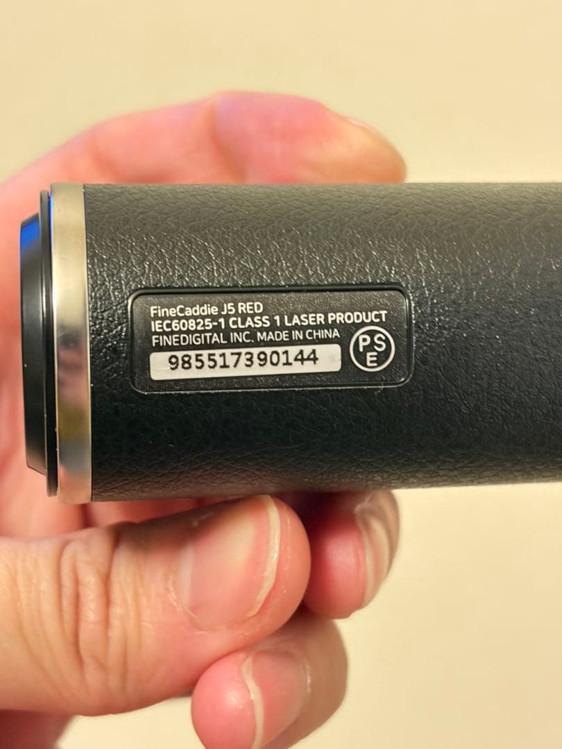 【美品】J5 REDブラック ゴルフレーザー距離計 非売品高級タオル付き