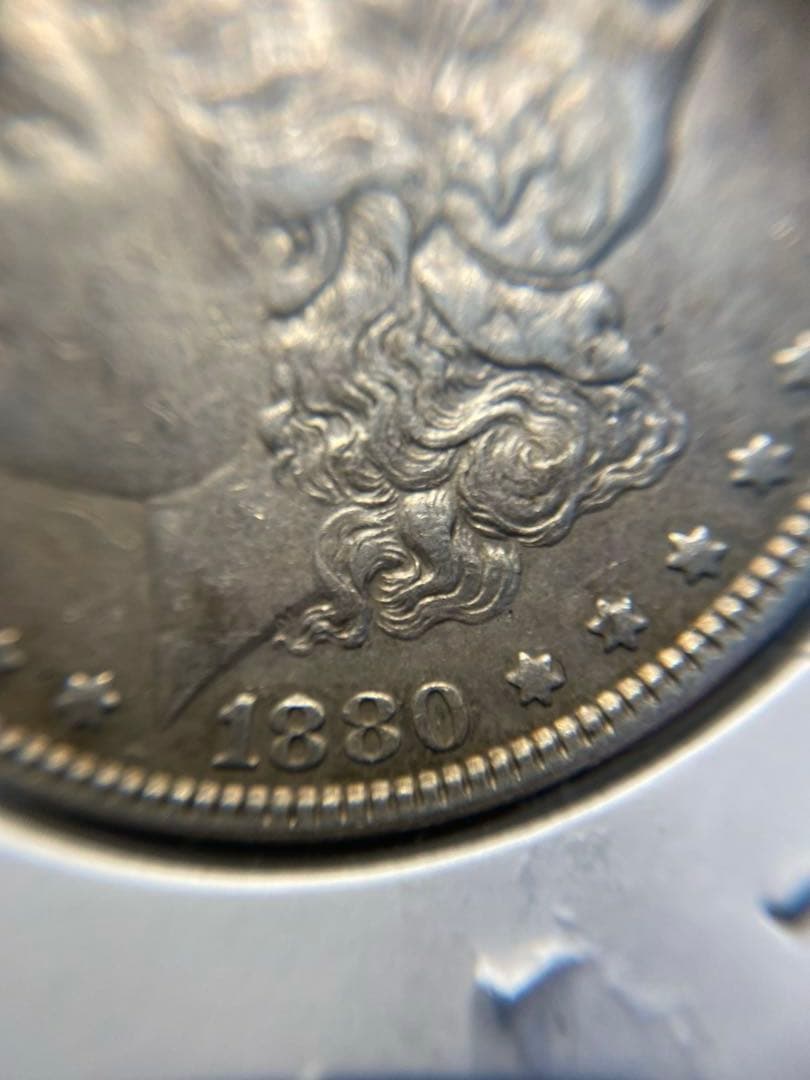 PCGS NCG アンティーク 銀貨　古銭　モルガンダラー　2枚セット