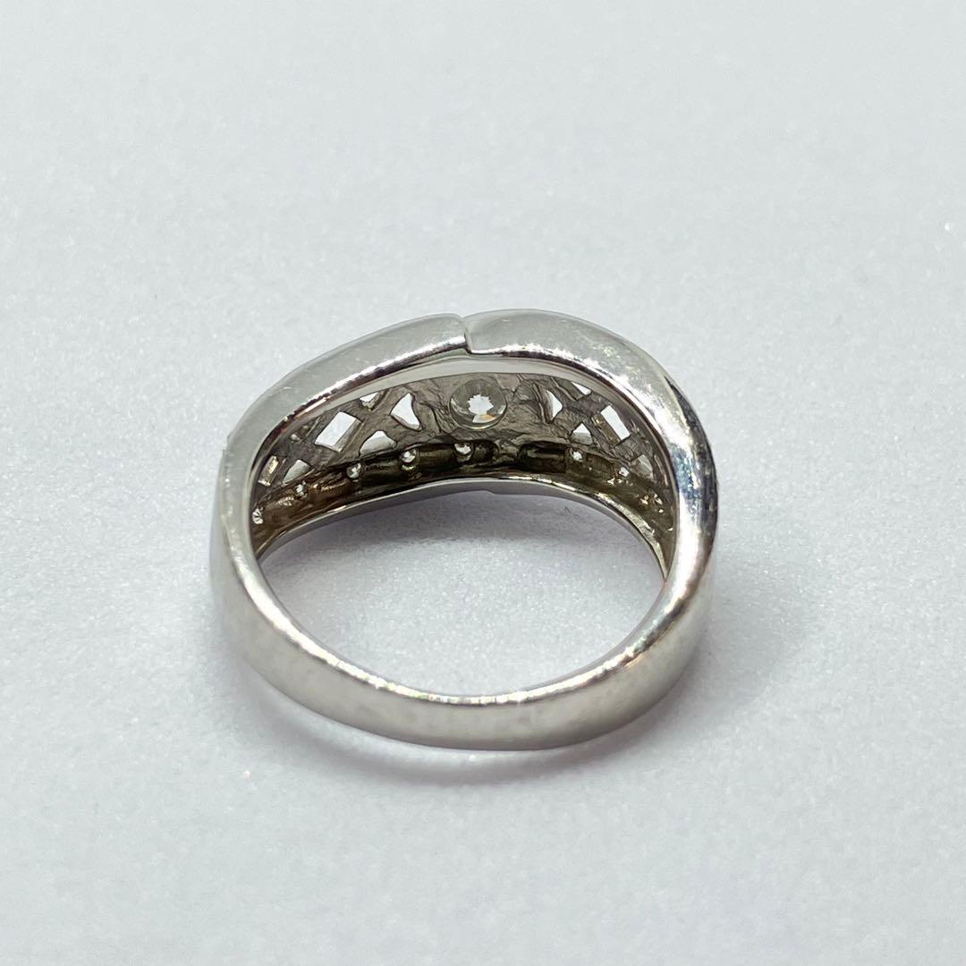 Pt900 ダイヤモンドリング 10号