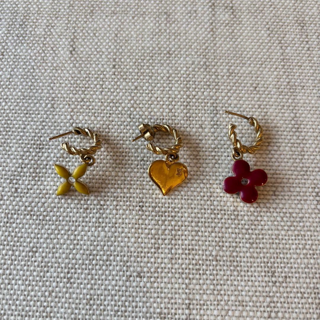 ルイヴィトン　ピアス　3個セット
