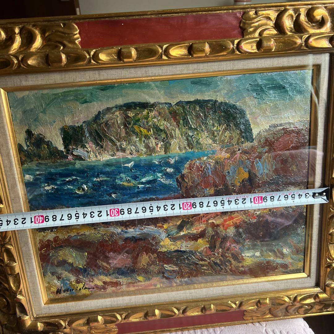 冬の海 小出宏 油彩画 1978年