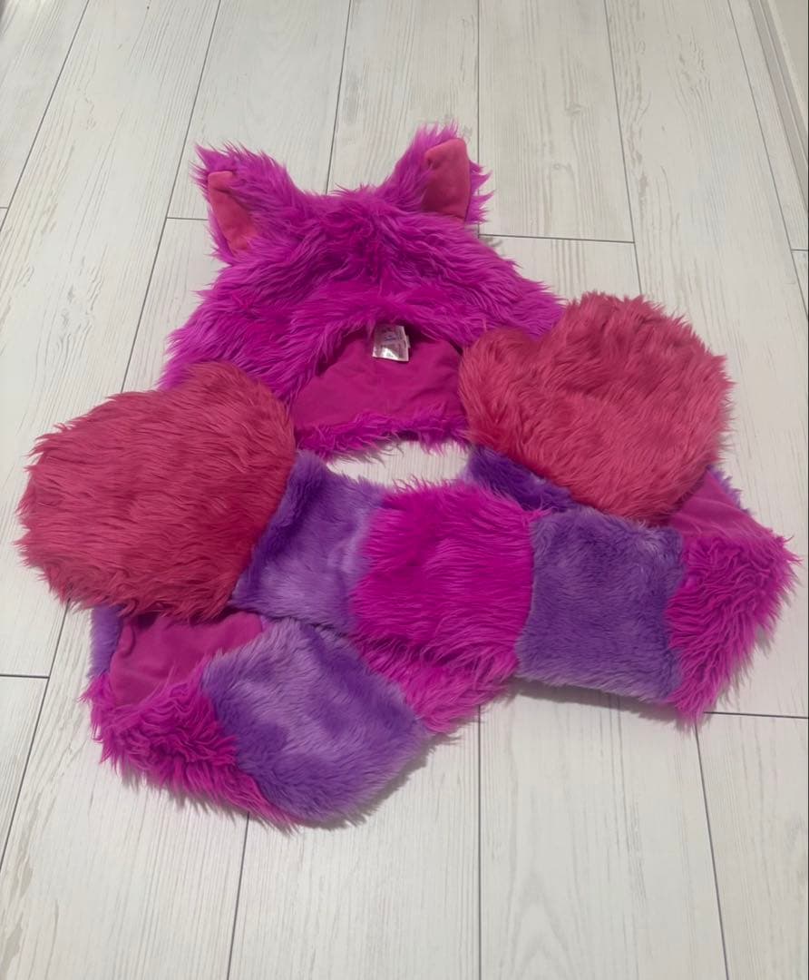 ディズニーマフラーキャップチェシャ猫＆サリー