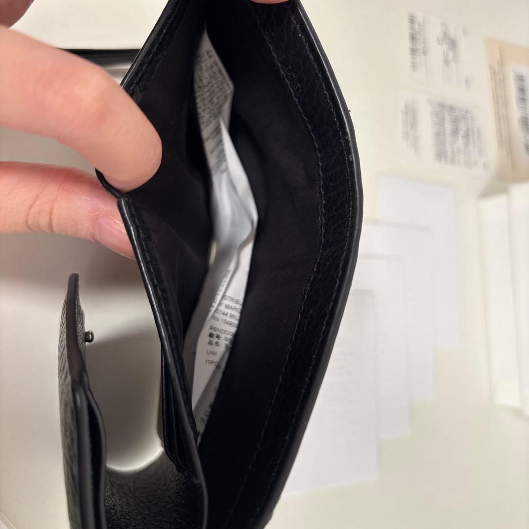 Maison margiela メゾンマルジェラ 三つ折り財布 レザー