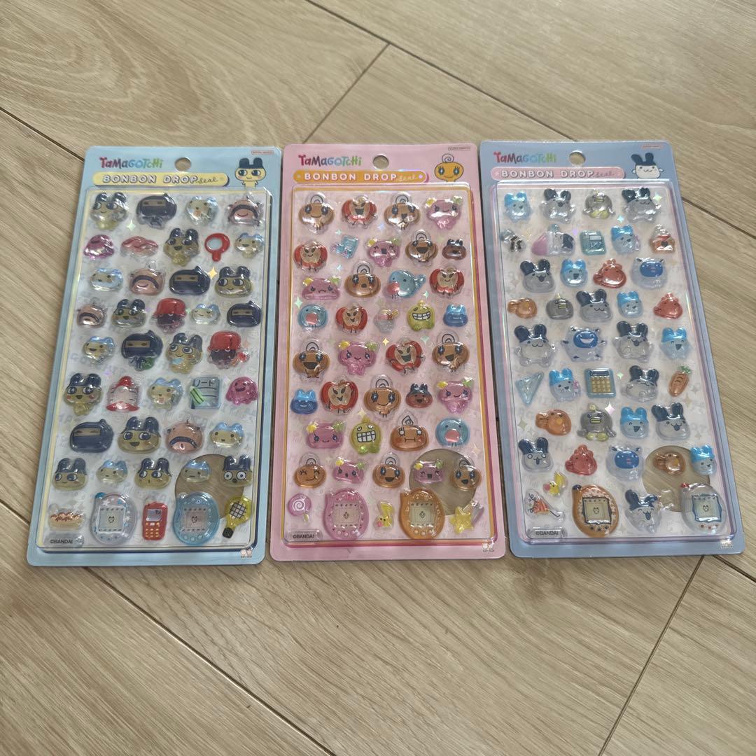 ボンボンドロップシール　たまごっち　サンリオミニ　8枚セット　正規品