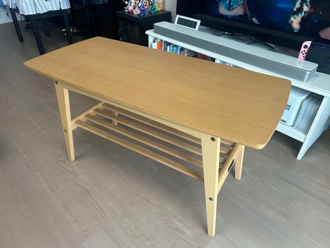 カリモク60 リビングテーブル　ピュアビーチ　直接のお引き取り大歓迎 横浜市より