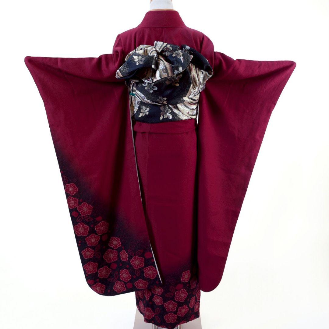 振袖◯成人◯着物○長襦袢○帯締め○帯揚げ○重ね衿○帯○モダン