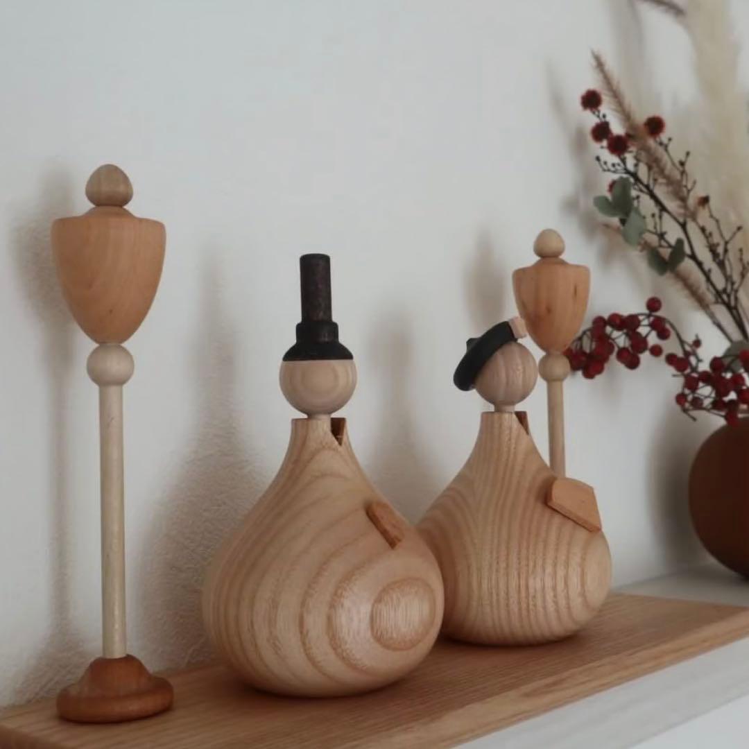 雛人形・ひな祭り Wooden Hina Dolls lemi toys