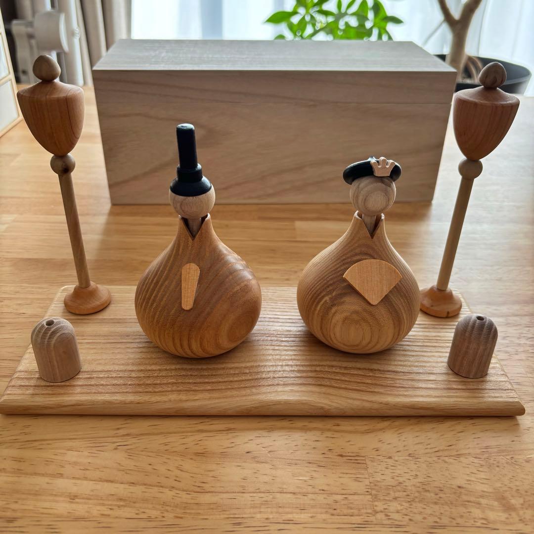 雛人形・ひな祭り Wooden Hina Dolls lemi toys