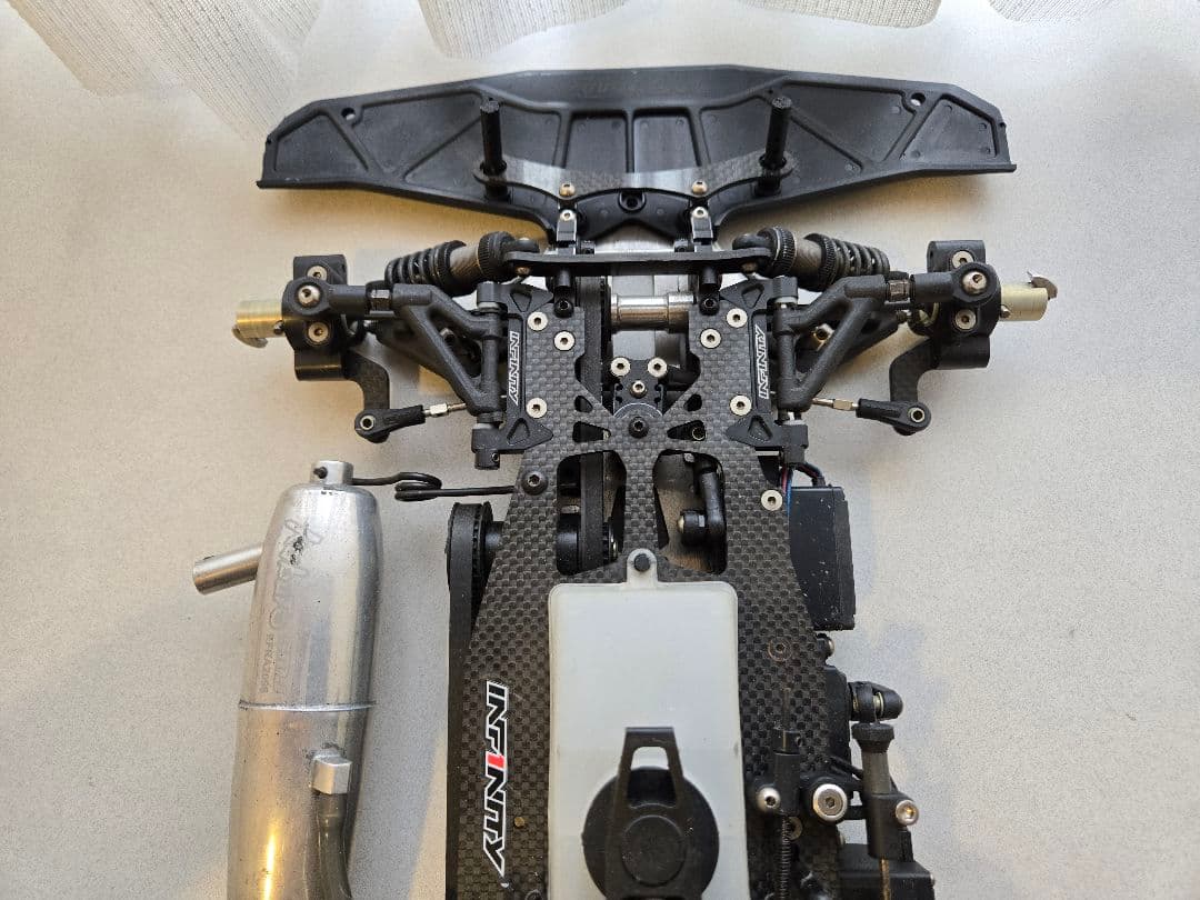 IF18 インフィニティ ラジコン エンジンカー 1/8 メカ プロポ オマケ