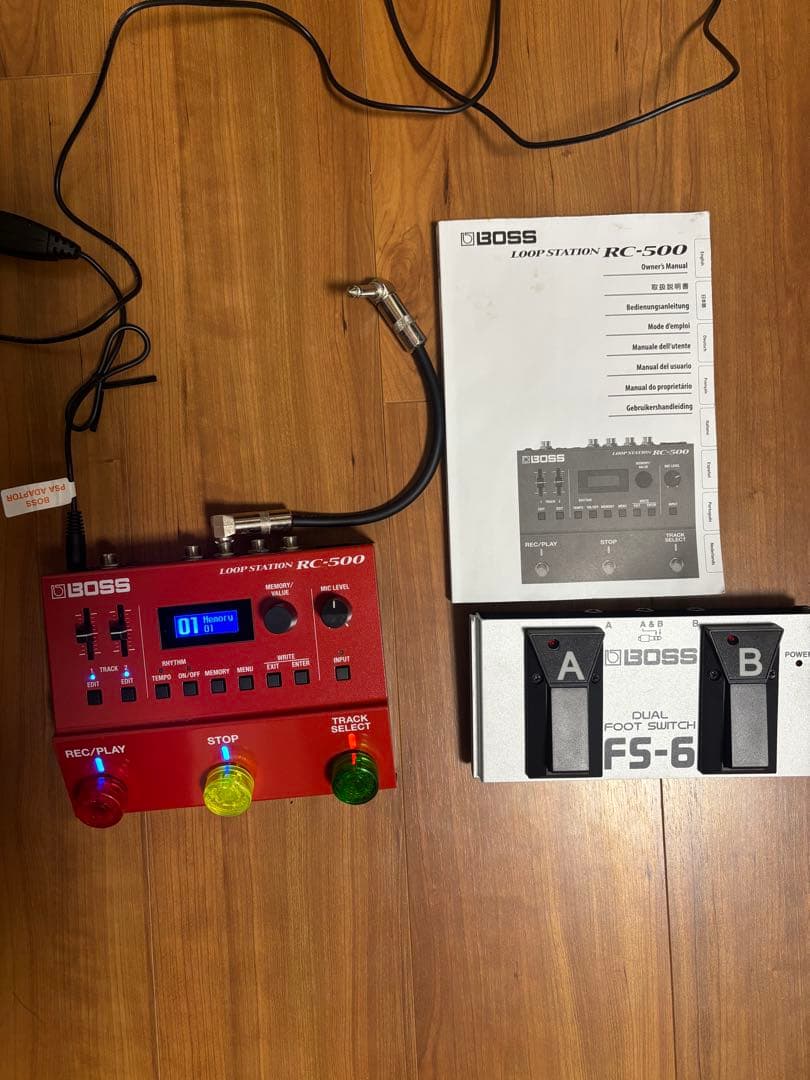 BOSS RC-500 ループステーション（ルーパー） + FS-6
