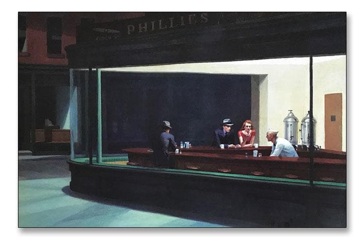 額装品/ナイトホークス/エドワード ホッパー/ポスター/アート/インテリア