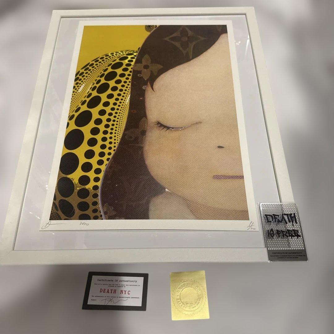 DEATH NYC 世界100枚限定　現代アートポスター　奈良美智　草間弥生