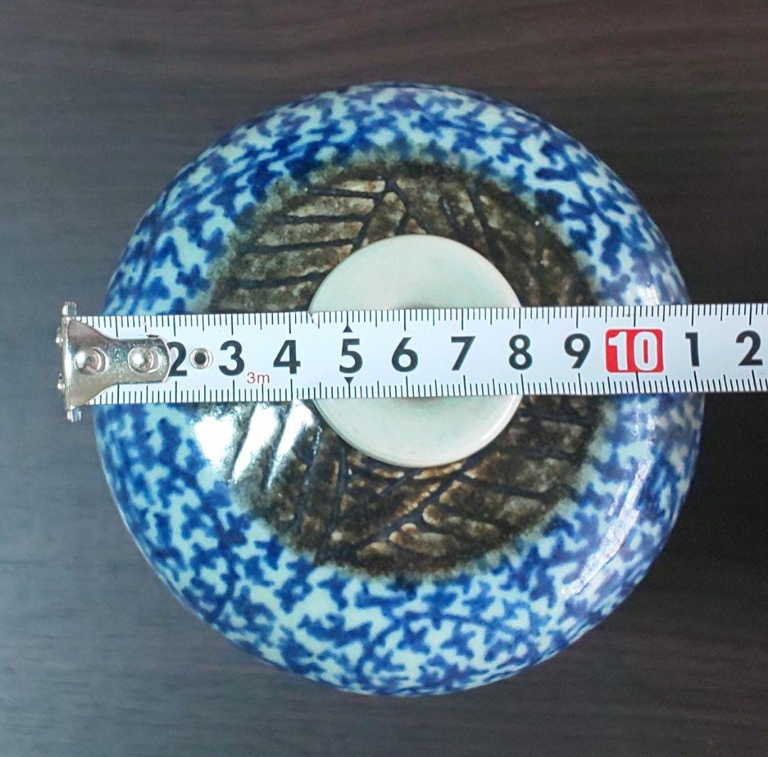 古伊万里 白磁 唐草模陶器壺 つぼ鶴型花瓶