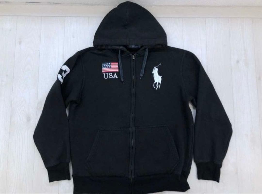 Polo Ralph Lauren パーカー USA ビックポニー