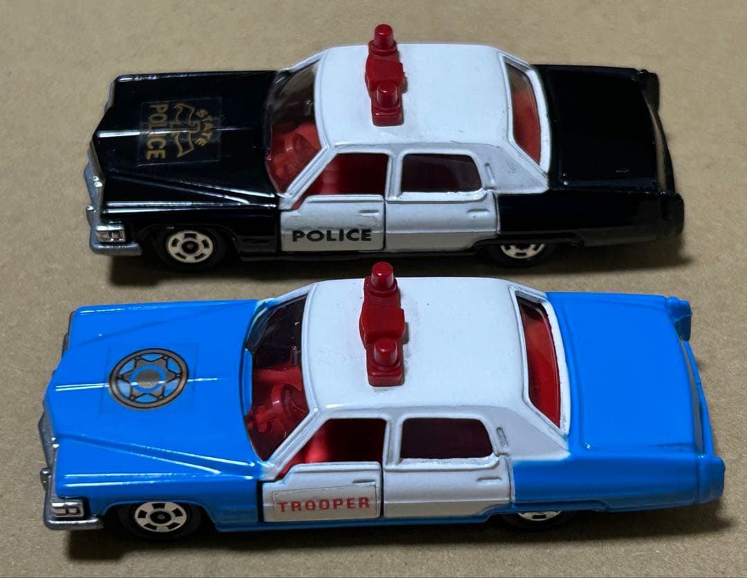 日本製 トミカ キャデラック ポリスカー 2台セット