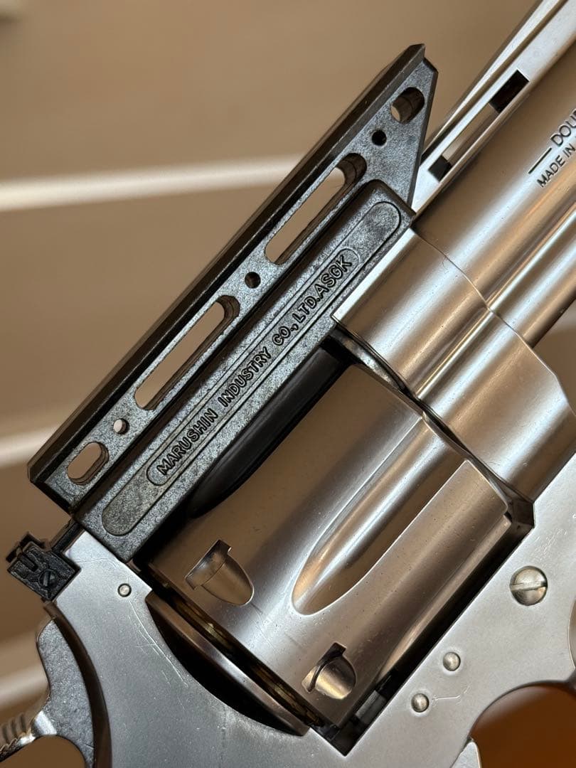 マルシン コルト アナコンダ マウントベース付き シルバー ガスガン リボルバー