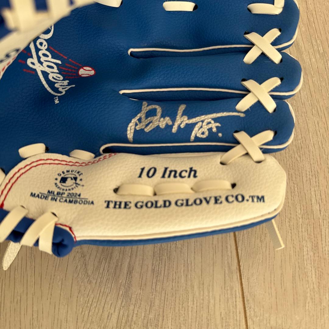 Dodgersドジャース 山本由伸 直筆サイン入り グローブ 10インチ