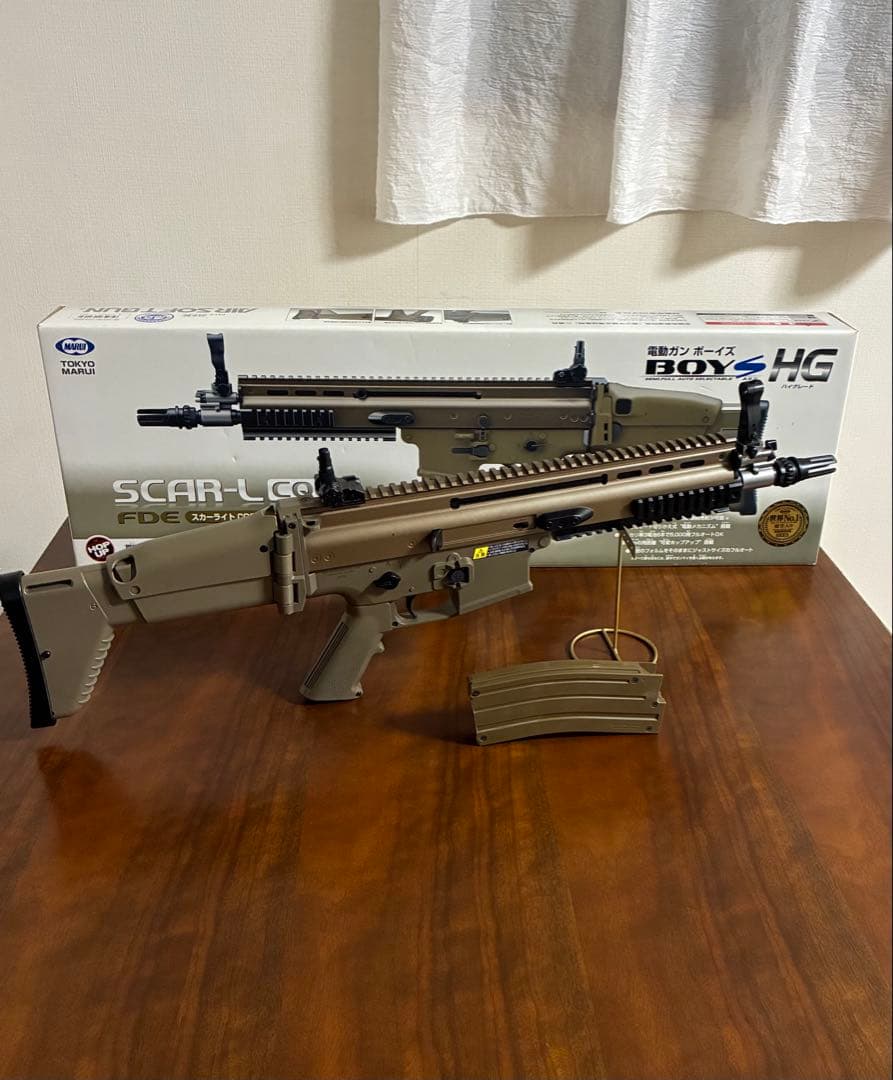 美品　東京マルイ カスタム品　SCAR L 電動ガン　金属ピニオンギア　SBD