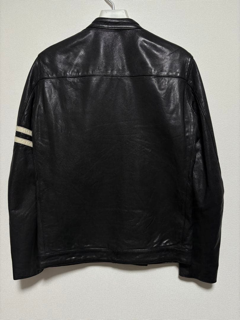 ■HYSTERIC GLAMOUR ゴートレザー シングル ライダース S