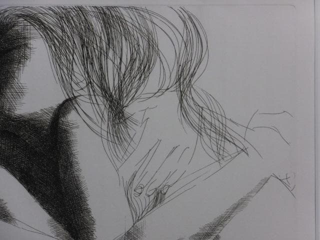 エミリオ・グレコ　直筆サイン『COMMIATO No12』エッチング 0801Q