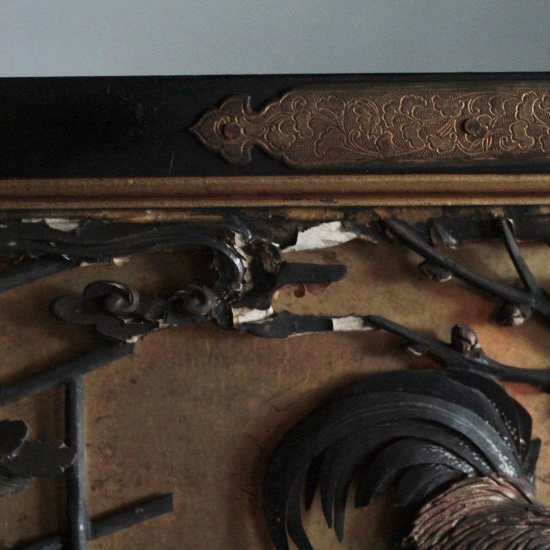 細密工芸 木彫 袋戸？ 芝山蒔絵 古美術 古道具 アンティーク