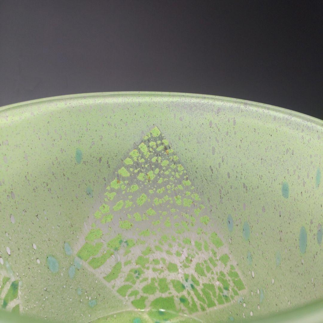 イ225 水指『平井　依』『硝子ガラス　水指　共箱』茶道具