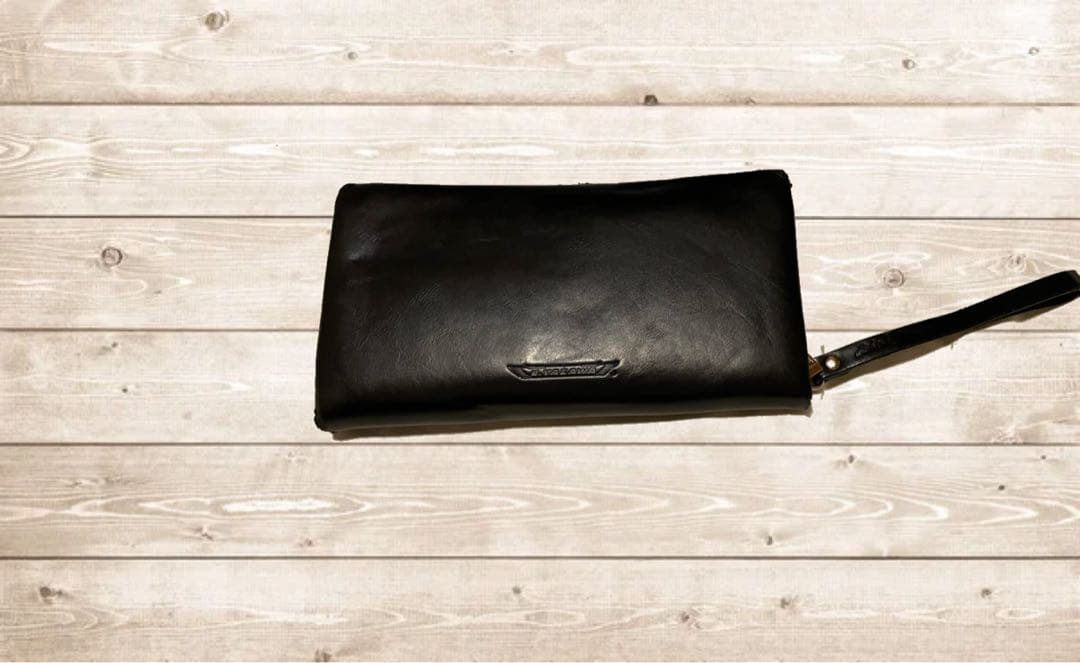 【特価】矢沢永吉 バッグレザー（ロゴ/羽ロゴ） クラッチバッグ