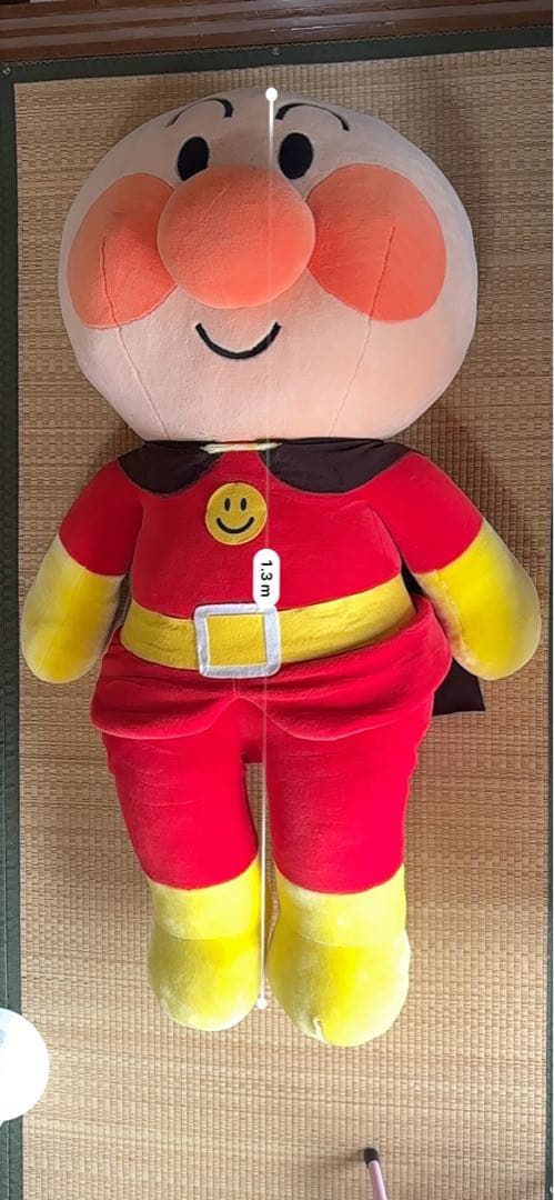 アンパンマン ３Ｌ　130㎝　ぬいぐるみ 特大サイズ