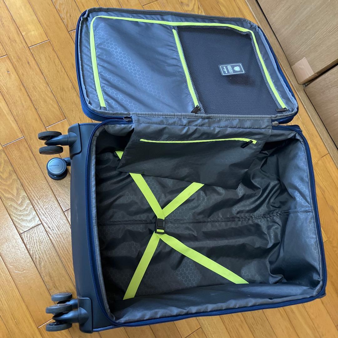 サムソナイトスーツケース81L(拡張時89L)ネイビー