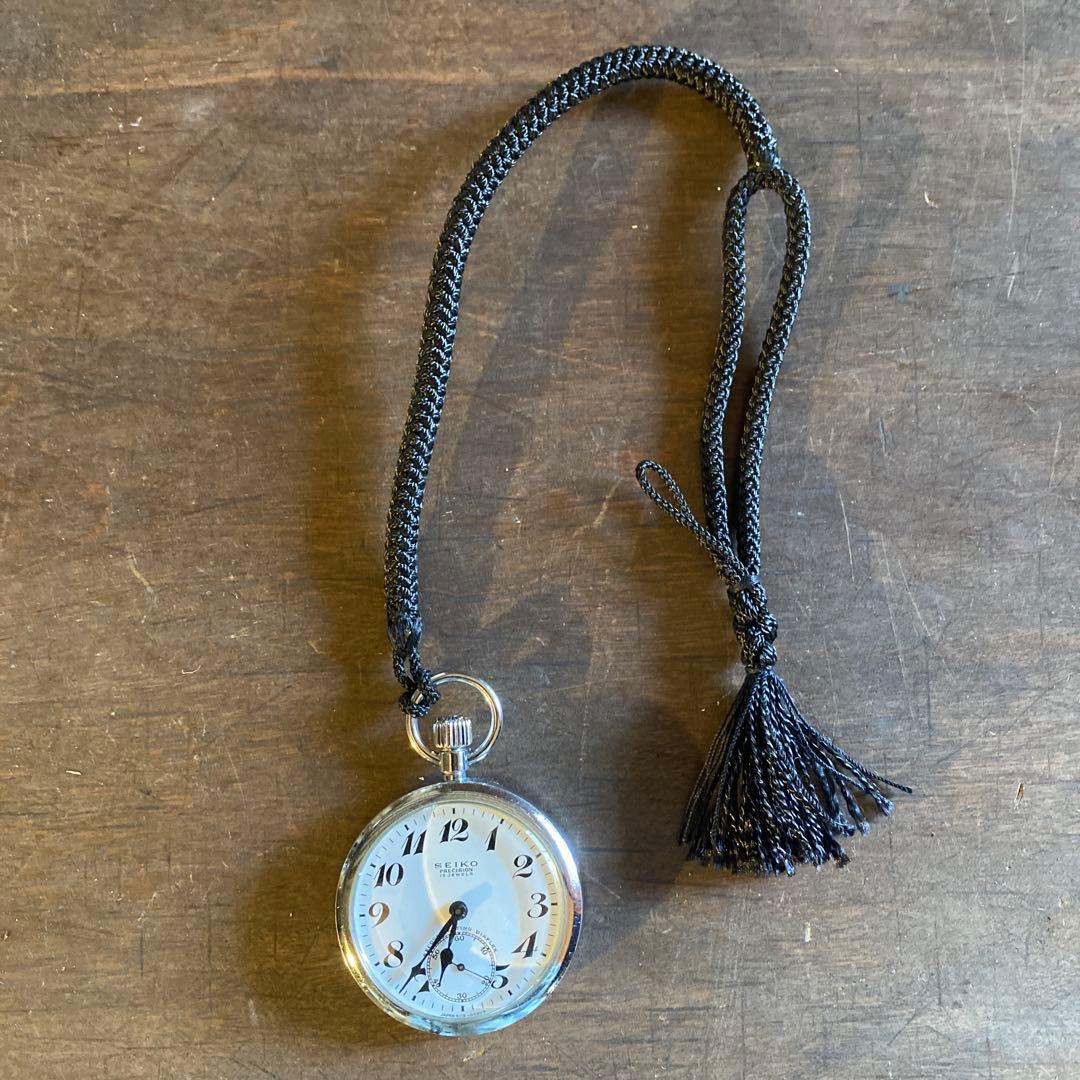 国鉄時代の車掌さんが使ってた時計　稼動品