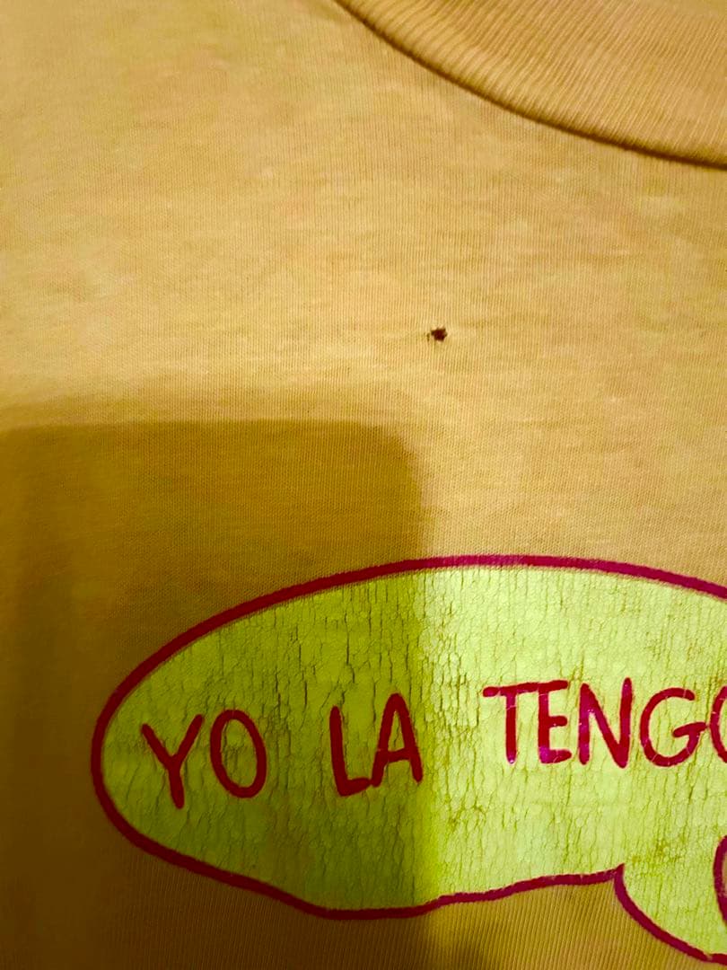 YO LA TENGO イエロー Tシャツ 90s ビンテージ ヨラテンゴ